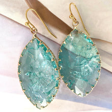 Load image into Gallery viewer, cracked glass drop earrings

