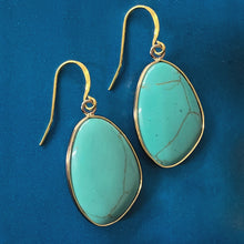 Load image into Gallery viewer, bezel set turquoise drops