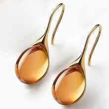 Load image into Gallery viewer, sleek topaz glass drop