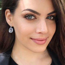 Load image into Gallery viewer, stunning CZ drop earrings