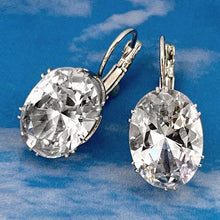 Load image into Gallery viewer, supersized cubic zirconia drop earrings
