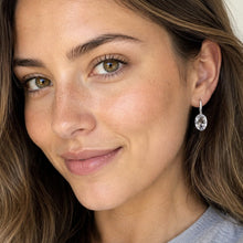 Load image into Gallery viewer, supersized cubic zirconia drop earrings