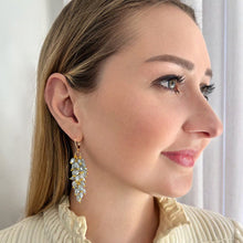 Load image into Gallery viewer, softest blue beaded cascade drops