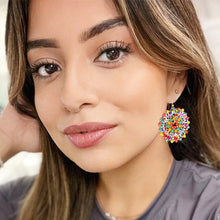 Load image into Gallery viewer, confetti beaded earrings