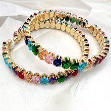 Load image into Gallery viewer, confetti marquis crystal bracelet
