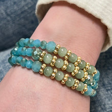 Load image into Gallery viewer, blu verde bracelet set
