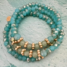 Load image into Gallery viewer, blu verde bracelet set
