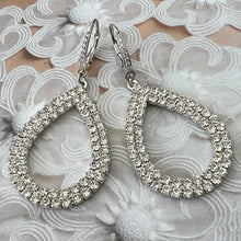 Load image into Gallery viewer, perfect pave teardrops earrings