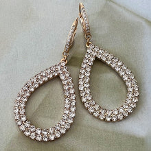 Load image into Gallery viewer, perfect pave teardrops earrings