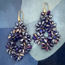Load image into Gallery viewer, cobalt perfection statement earrings