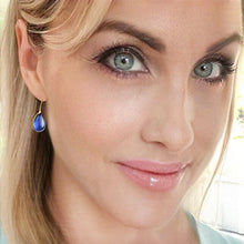 Load image into Gallery viewer, sleek royal blue glass drop