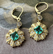 Load image into Gallery viewer, gocce di filigrana smeraldo