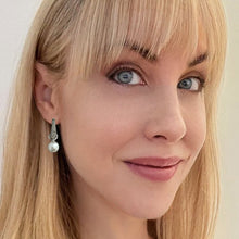 Load image into Gallery viewer, cerchio dicristallo con perla