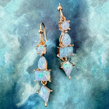 Load image into Gallery viewer, Ethiopian Opal Drop Earrings