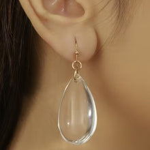 Load image into Gallery viewer, gorgeous glass oval drops