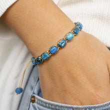 Load image into Gallery viewer, Colorful Emperor Stone Beads Handwoven Bolo Bracelet