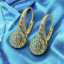 Load image into Gallery viewer, orecchini di turchese earrings