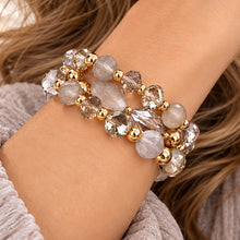 Load image into Gallery viewer, champagne crystal luxe bracelet
