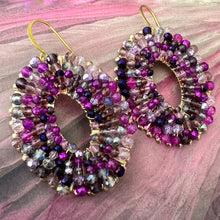 Load image into Gallery viewer, viola  infinite earrings
