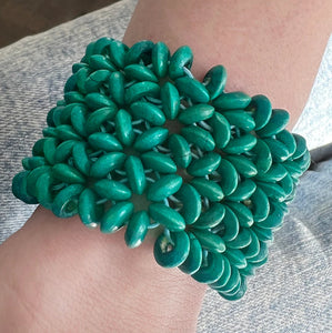woven beaded boho bracelet