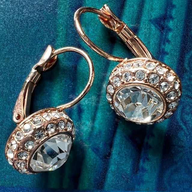 sparkle drop earrings
