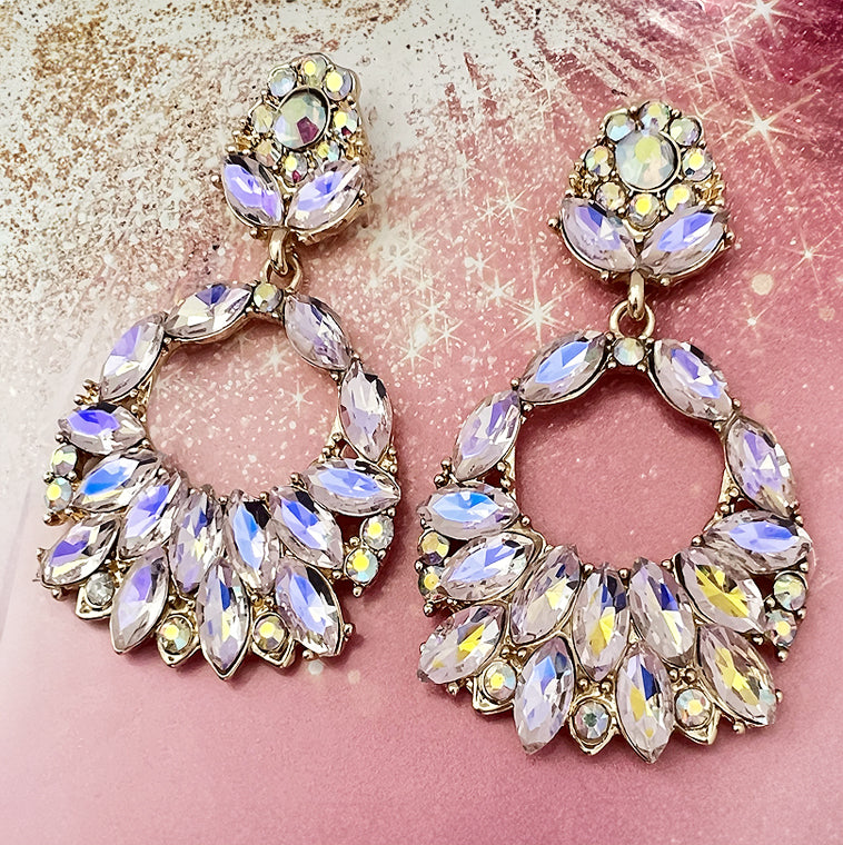 sogni rosa statement earrings