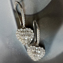 Load image into Gallery viewer, cristallo cuore drop earrings
