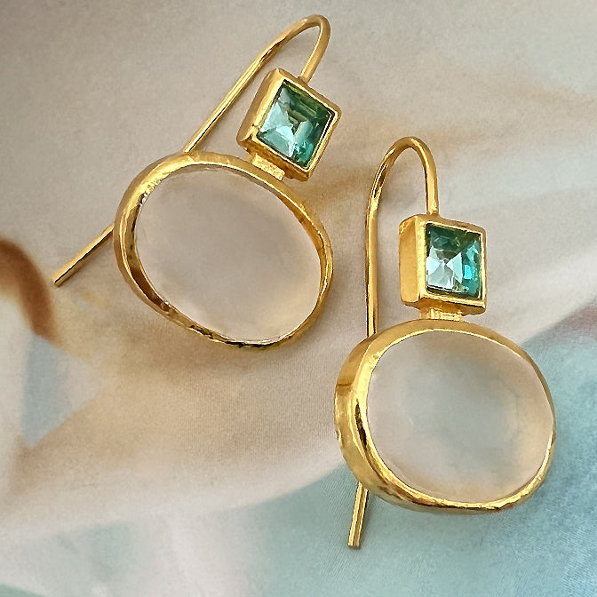 quartz & crystal bezel drops
