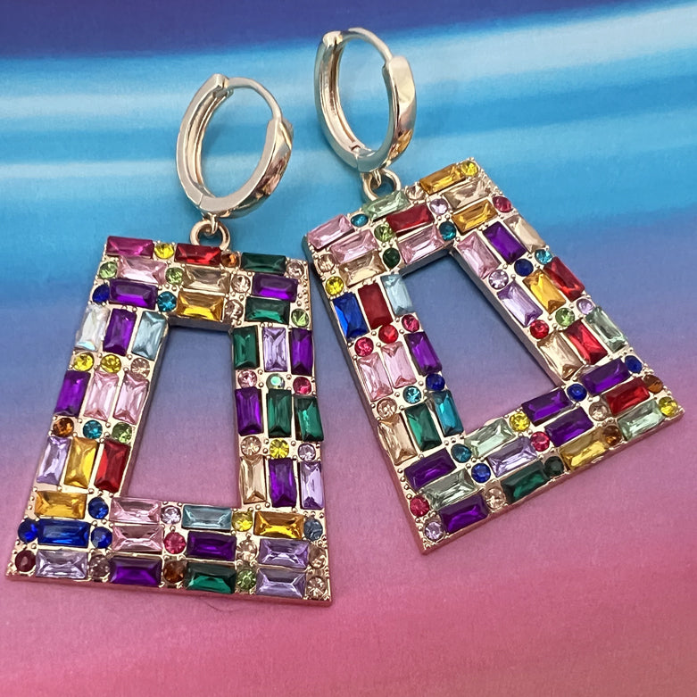 colorato intenso statement earrings