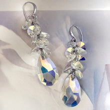 Load image into Gallery viewer, iridescent  drop earrings
