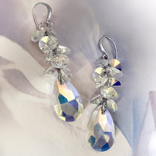 Load image into Gallery viewer, iridescent  drop earrings
