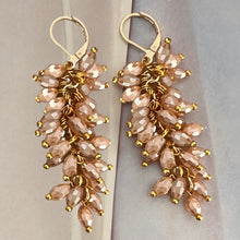 Load image into Gallery viewer, softest blush beaded cascade drops
