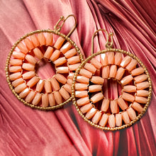 Load image into Gallery viewer, bel cristallo blush crystal earrings
