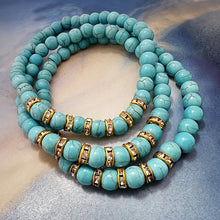 Load image into Gallery viewer, sparkling turquoise bracelet set
