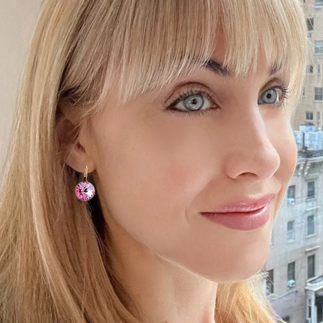 pretty in pink rondelle drops – robertachiarella.com
