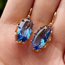 Load image into Gallery viewer, sapphire oval faceted drops
