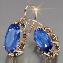 Load image into Gallery viewer, sapphire oval faceted drops
