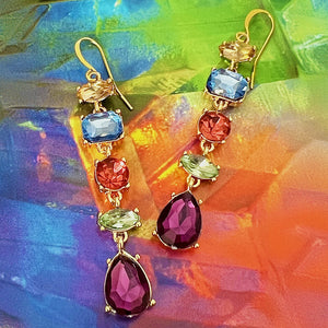 tanti colori drop earrings