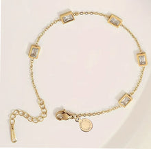 Load image into Gallery viewer, cinque scintille gold bracelet
