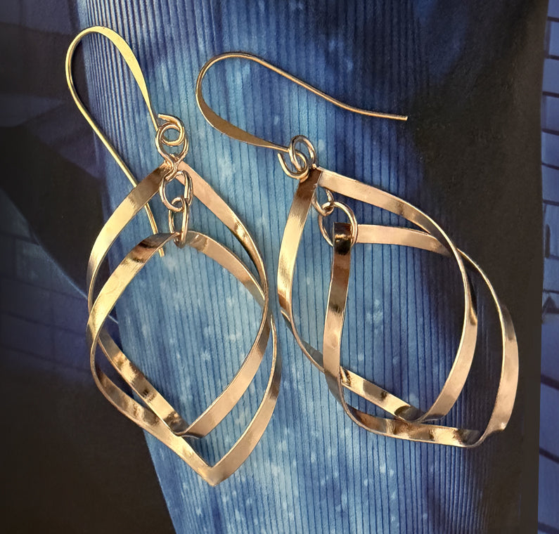 doppio gold drop earrings-RESTOCKED!