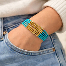 Load image into Gallery viewer, delicate layered bead bracelets

