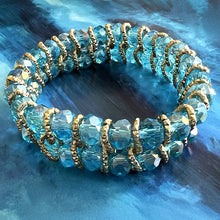 Load image into Gallery viewer, double crystal sparkle bracelet
