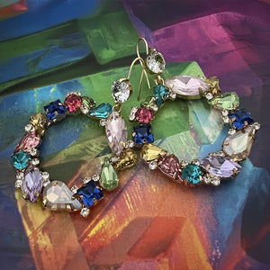 eccessivo crystal earrings