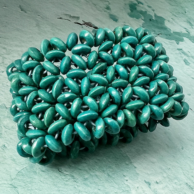 woven beaded boho bracelet