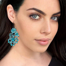 Load image into Gallery viewer, over the top blue zircon drops
