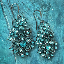 Load image into Gallery viewer, over the top blue zircon drops
