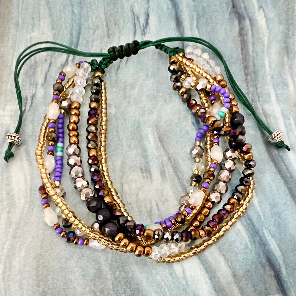 Beaded Boho-Chic Handmade Bracelet