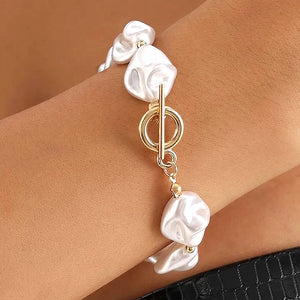 baroque  pearl bracelet