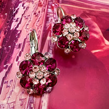 Load image into Gallery viewer, rosa rubino drop earrings
