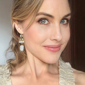 eclectic pearl & crystal drops